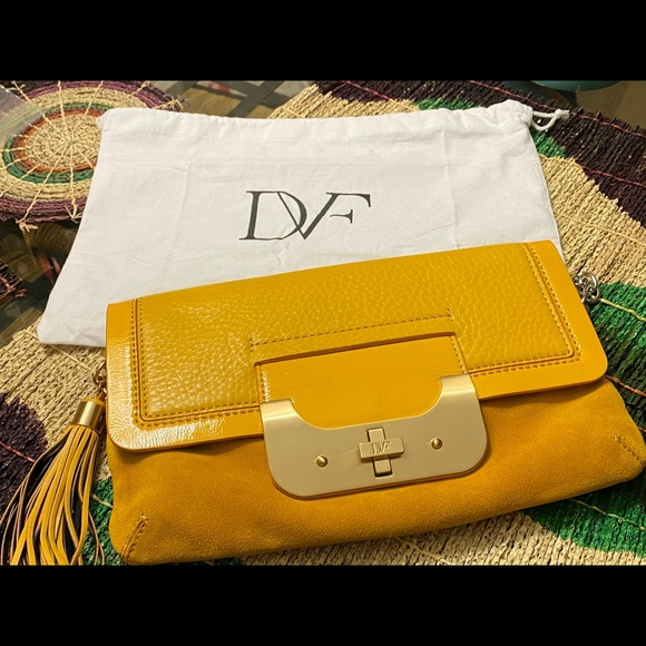 🆕 Diane von Furstenberg Harper Envelope purse - Picture 2 of 12